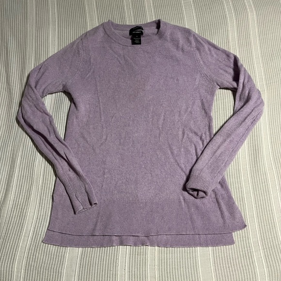 Halogen Tops - Halogen Lavender Cashmere Sweater